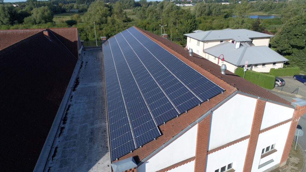 Solaranlage Einkaufszentrum Demmin